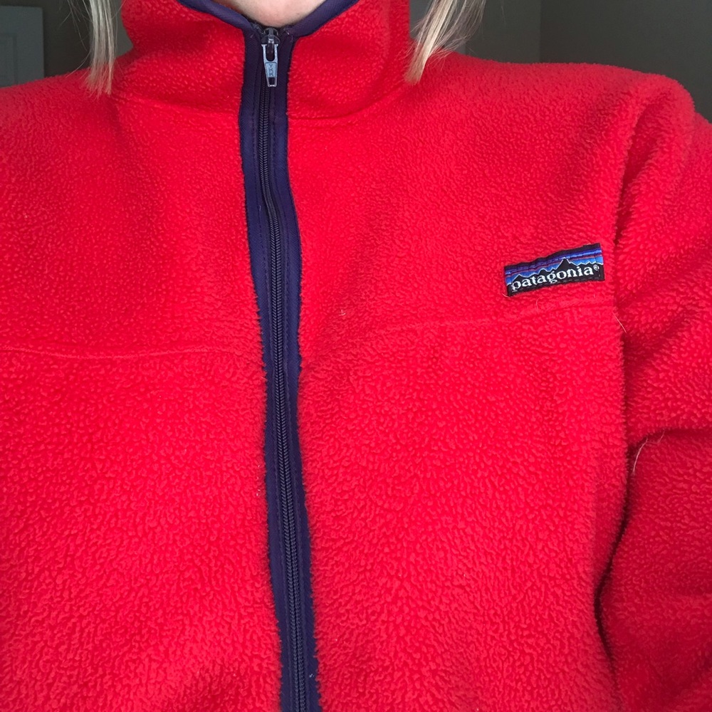 Patagonia fleece full zip sweater